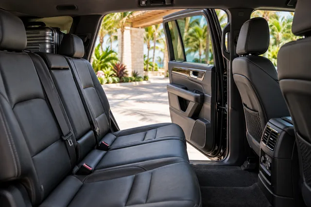 Passenger seating and legroom in a private vehicle